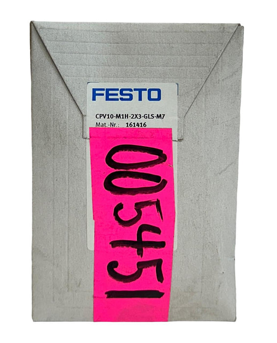 FESTO CPV10-M1H-2X3-GLS-M7 / 161416 SOLENOID VALVE 2-POSITION 18-26.4VDC NSMP