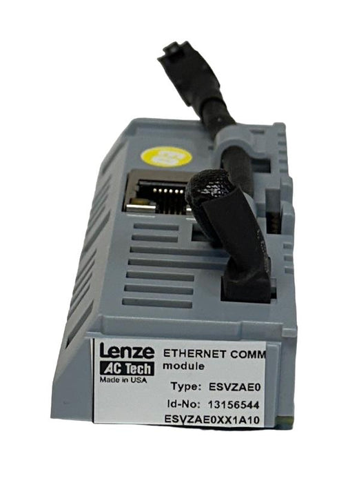 LENZE AC TECH 13156544 / ESVZAE0 / ESVZAE0XX1A10 EtherNet COMM I/O MODULE NSMP