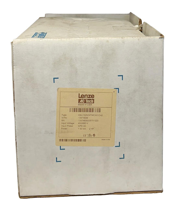 LENZE AC TECH ESV152N04TMC / 13374838 SMVector 1.5kW/2HP ESV152N04TMCXX1C42 NSMP