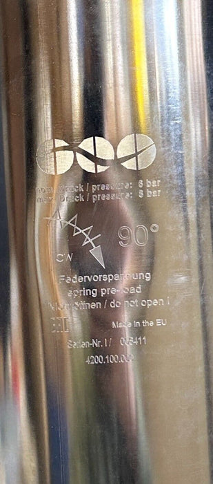 KIESELMANN 4867080130-041 / 4867080130041 LEAKAGE BUTTERFLY VALVE STAINLESS NSMP