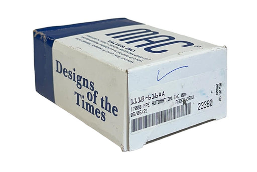 MAC VALVES 111B-616AA / 111B616AA SLOENOID VALVE 3-WAY 24VDC COIL 8.5W NSMP