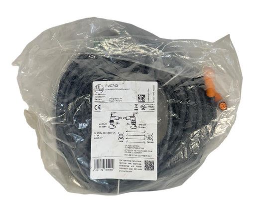 IFM VDOAH040MSP0010H04STAH040MSP / EVC743 CONNECTOR CABLE 20M 250VAC/300VDC NSFS