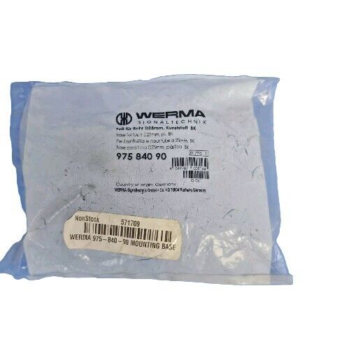NEW WEMA SIGNALTECHNIK 97584090 MOUNTING BASE 975 840 90