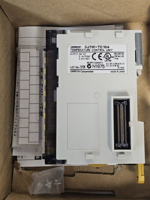 NIB OMRON CJ1W-TC104 TEMPERATURE CONTROL UNIT CJ1WTC104