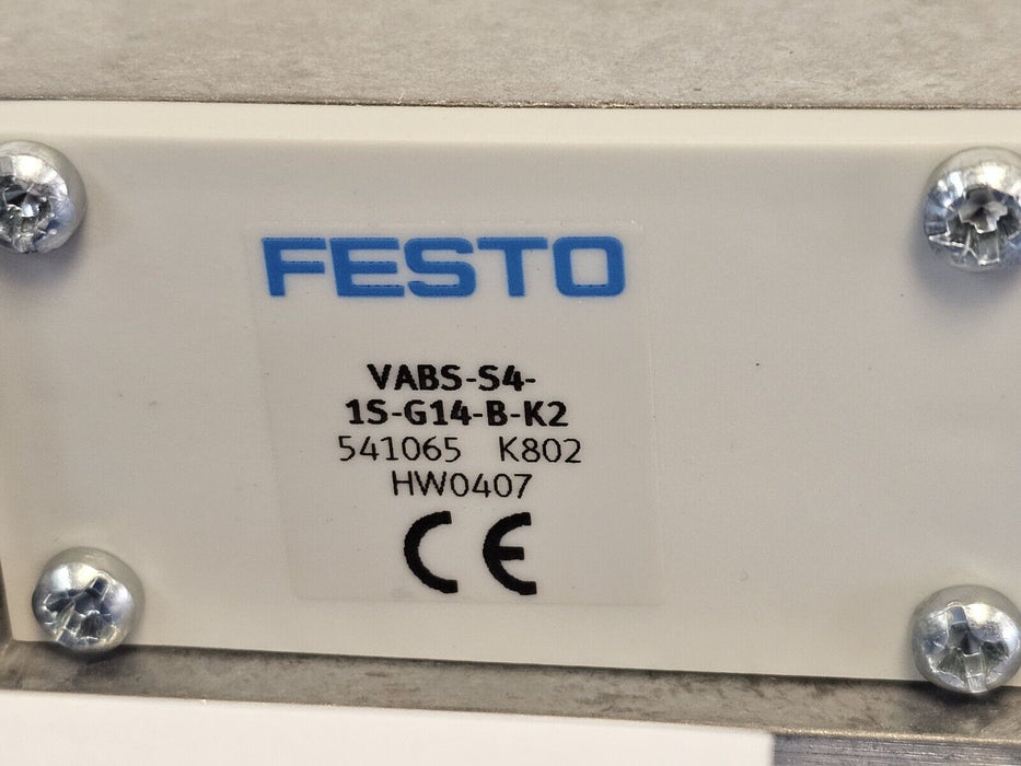 NIB FESTO VABS-S4-1S-G14-B-K2 SUB-BASE MAT. NR. 541065