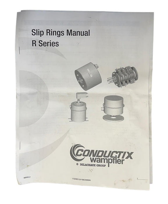 CONDUCTIX WAMPFLER XA-RA-D10 / XARAD10 R-SERIES SLIP RINGS 1.5B 35A 10C NSNP