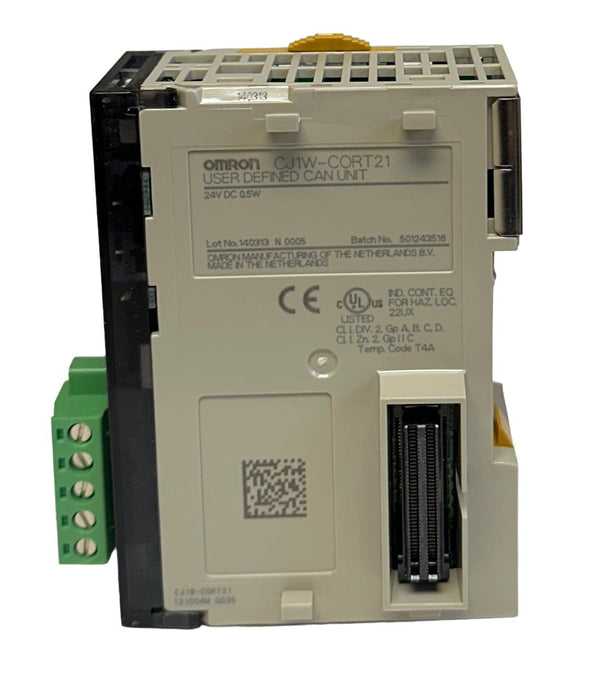 OMRON CJ1W-CORT21 / CJ1WCORT21 SYSMAC USER DEFINED CPU CAN UNIT 24VDC 0.5W NSMP