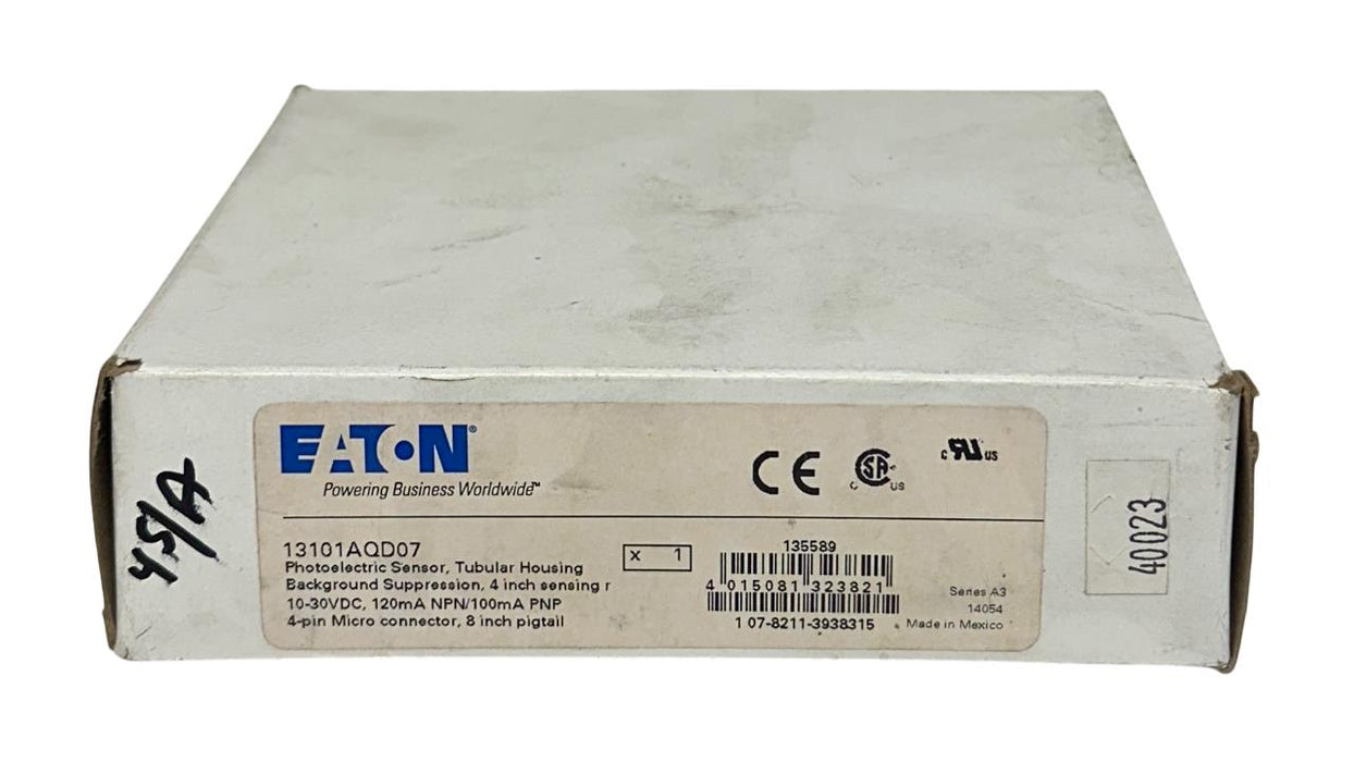 EATON 13101AQD07 Comet SERIES 4'' PERFECT PROX PHOTO SENSOR 10-30VDC 135589 NSMP