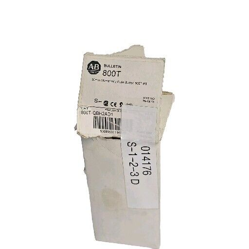 NIB ALLEN BRADLEY 800T-QBH2AD1 PUSH BUTTON 800TQBH2AD1 SER. U