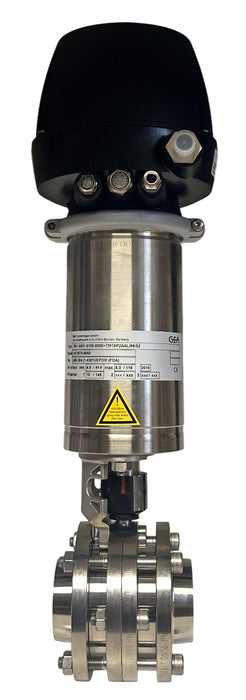 GEA 7881-0501-0100-0000+TM15P2AAL/66/52 BUTTERFLY VALVE ASSEMBLY 2'' 170mA NSNP