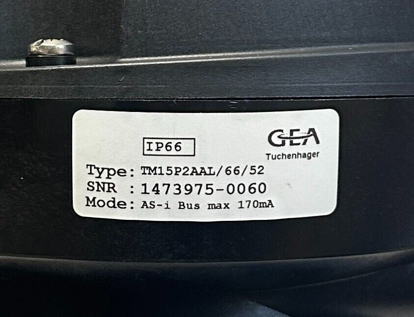 GEA 7881-0501-0100-0000+TM15P2AAL/66/52 BUTTERFLY VALVE ASSEMBLY 2'' 170mA NSNP