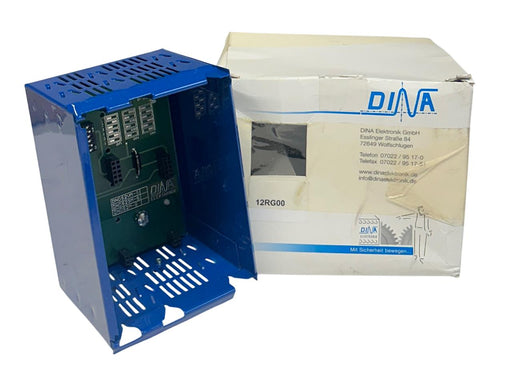 DINA ELEKTRONIK 12RG00 DNDS MODULAR METAL HOUSING SAFETY BLUE 0901821218 NSMP