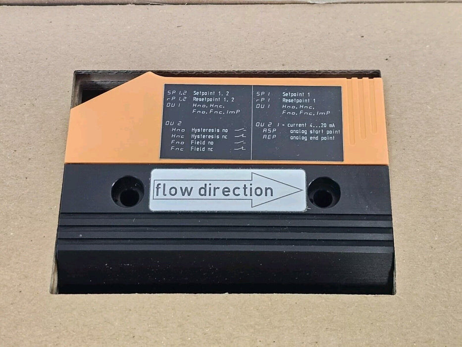 NIB IFM EFECTOR SDR14DGXFPKG/US-100 COMPRESSED AIR METERS SD5000