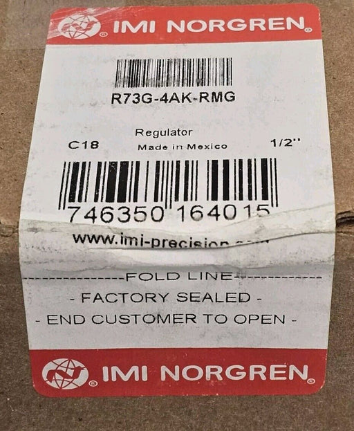 NIB NORGREN R73G-4AK-RMG REGULATOR 1/2'' R73G4AKRMG