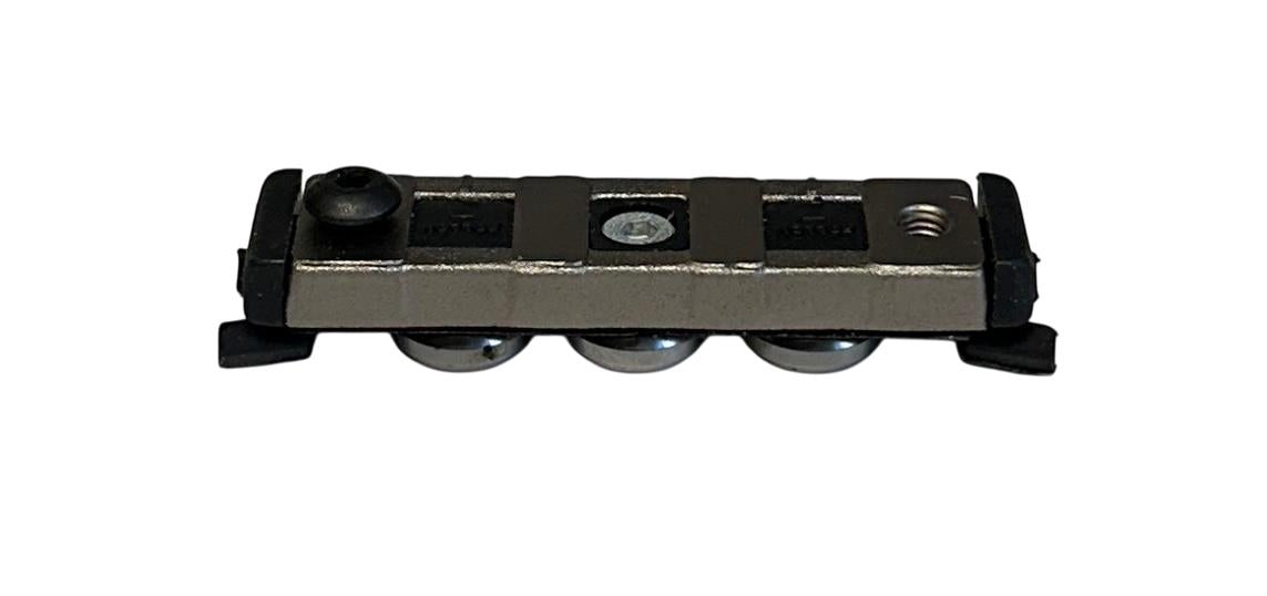 ROLLON NT18 CAM GUIDED U-SHAPED CARRIAGE RAIL 3-ROLLER 18mm NOMINAL DIA USMP