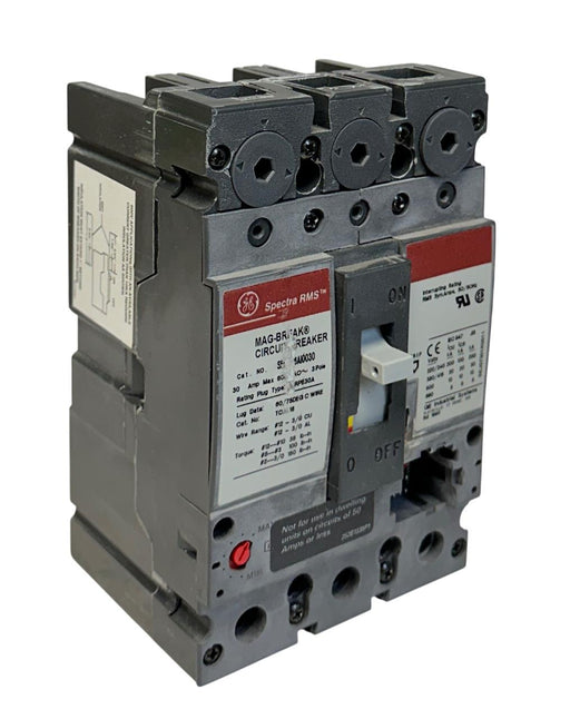 For Parts GENERAL ELECTRIC SELA36AI0030 Spectra RMS CIRCUIT BREAKER 30A 600VAC