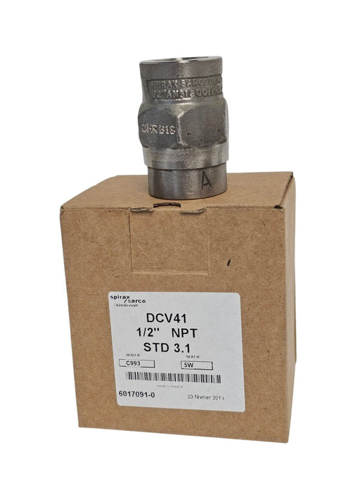 NIB SPIRAX SARCO DCV41 AUSTENITIC STAINLESS STEEL DISC CHECK VALVE