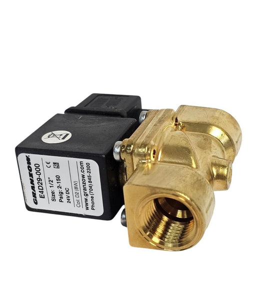 NIB GRANZOW E4D29-000 SOLENOID VALVE E4D29000 SIZE: 1/2'' 24V DC