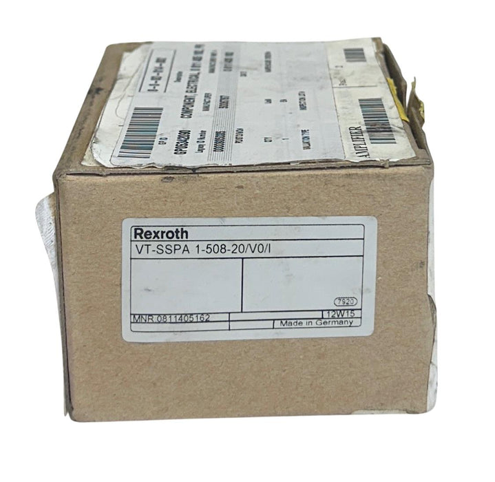 REXROTH VT-SSPA 1-508-20/V0/I / 0811405162 VALVE AMPLIFIER 24V 4-20mA NSMP