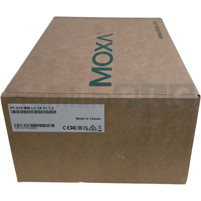 MOXA PT-510-MM-LC-24 PowerTrans PT-510 10-PORT MANAGED ETHERNET SWITCH NSMP