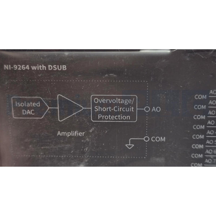 NATIONAL INSTRUMENTS NI-9264 w/ DSUB 16-Ch ±10V, 25 kS/s, 16-Bit 780927-01 NSMP