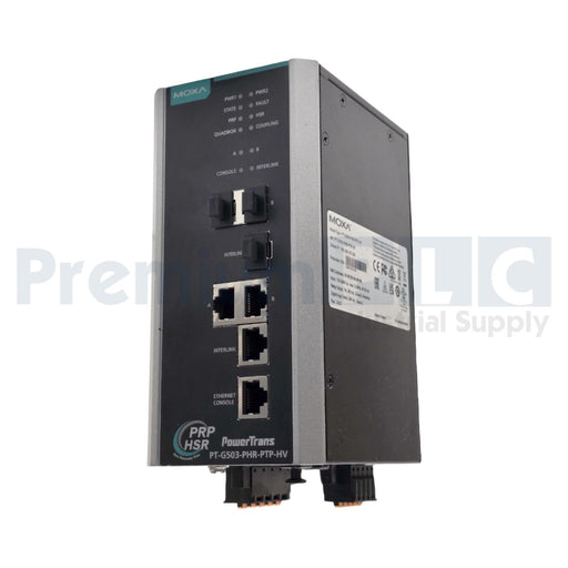 MOXA PT-G503-PHR-PTP-HV 3-PORT PT-G503 GIGABIT MANAGED REDUNDANCY BOX NSNP