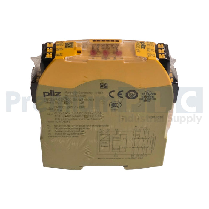 PILZ PNOZ s9 C 24VDC 3 n/o t 1 n/c t / 751109 PNOZsigma SAFETY RELAY 24VDC NSFS