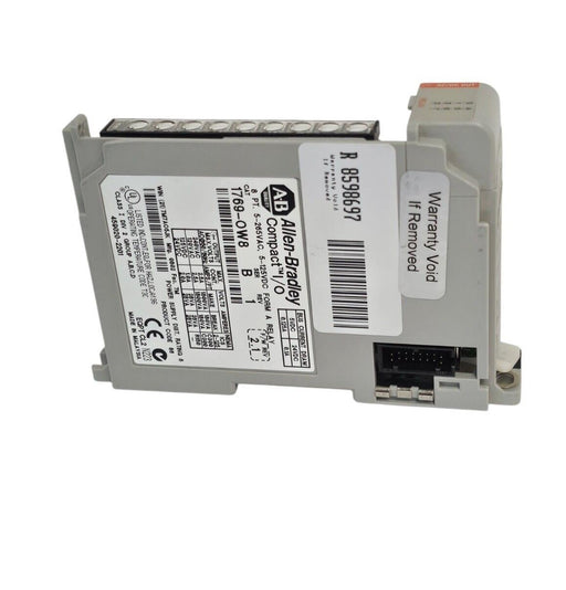 ALLEN BRADLEY 1769-OW8 SER. B REV. 1 F/W REV. 2.1 COMPACT I/O MODULE 1769OW8