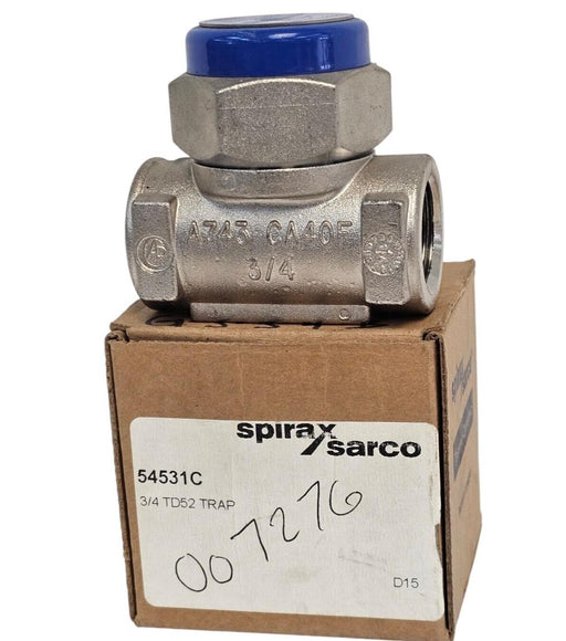 NEW SPIRAX SARCO 54531C STEAM TRAP TD52 3/4" NPT STAINLESS STEEL