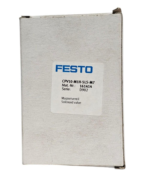 NIB FESTO CPV10-M1H-5LS-M7 AIR SOLENOID VALVE MAT. NR. 161414 SERIE: D902