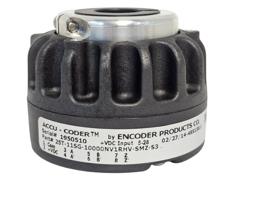 ACCU-CODER 25T-11SG-10000NV1RHV-SMZ-S3 25T THRU-BORE ENCODER 5-28VDC NSMP