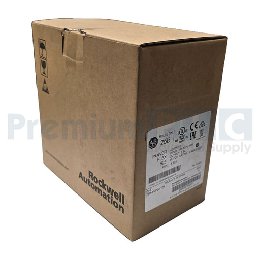 ALLEN BRADLEY 25B-V2P5N104 /A POWERFLEX 525 AC DRIVE 0.4kW/0.5HP FRN 5.001 NSFS