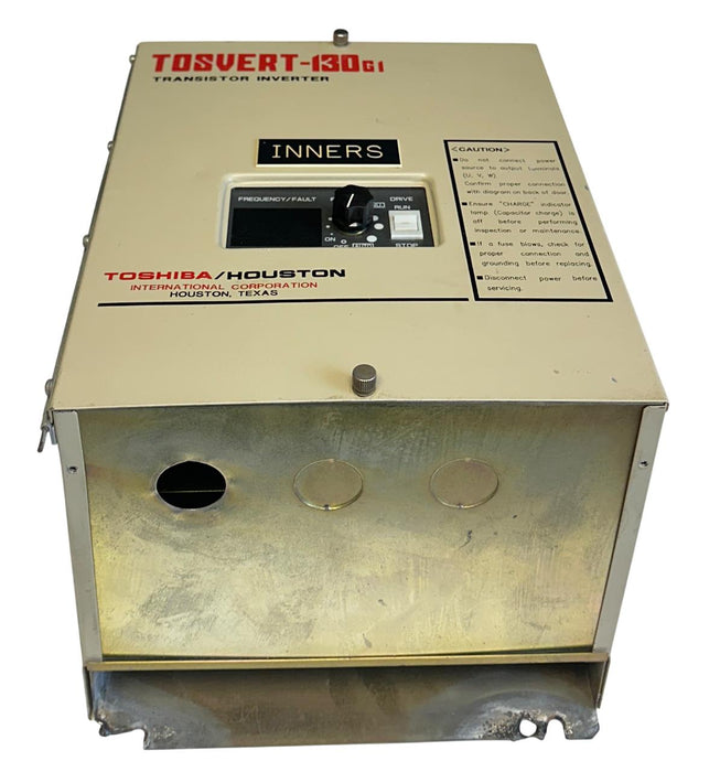 TOSHIBA VT130G1-4035BOE / TOSVERT-130G1 TRANSISTOR INVERTER 3HP 460V 3PH 5A USNP