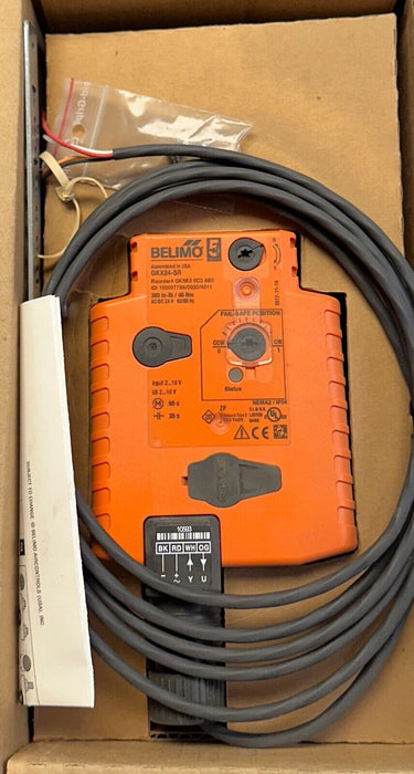 BELIMO GKX24-SR / GKX24SR DIRECT COUPLED FAIL-SAFE ACTUATOR 24V AC/DC 40Nm NSMP