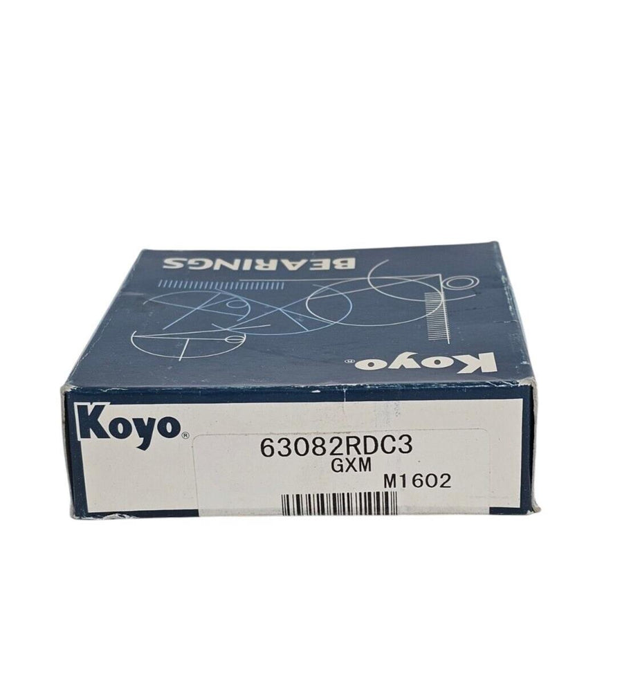 NIB KOYO 63082RDC3 DEEP GROOVE BALL BEARING