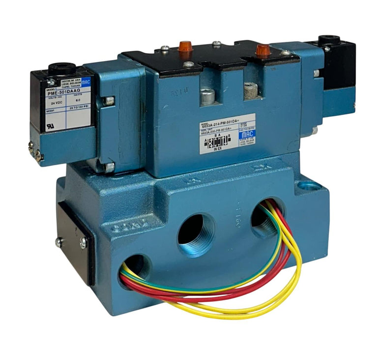 MAC 6633A-214-PM-501DA / 6633A214PM501DA SOLENOID VALVE 24VDC 6W COIL USNP