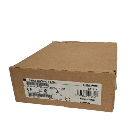 BARBER-COLMAN DSDO-14000-000-00-0 1/O BASE, 24VDC, 16PT IN DSDO14000000000
