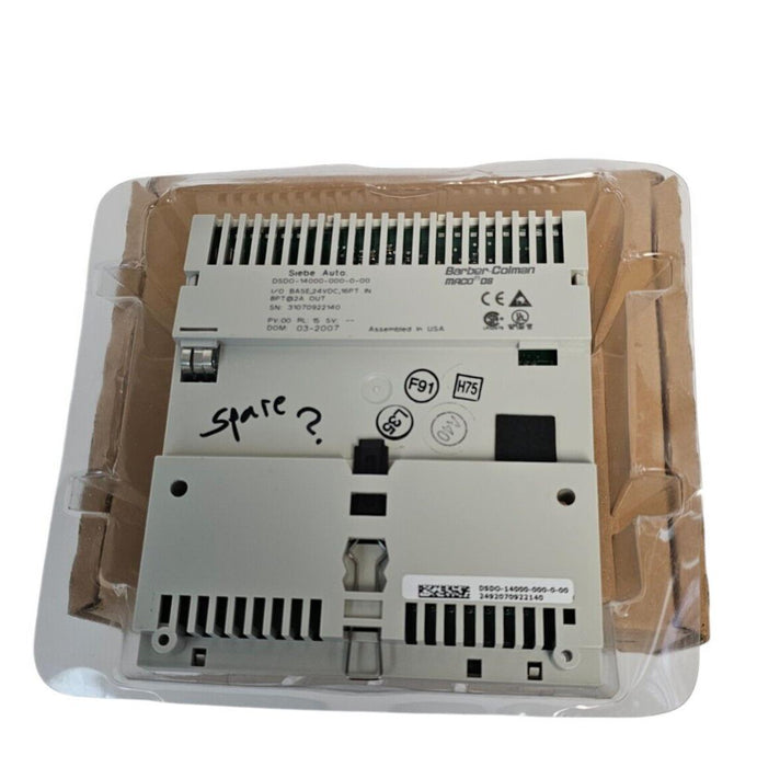 BARBER-COLMAN DSDO-14000-000-00-0 1/O BASE, 24VDC, 16PT IN DSDO14000000000