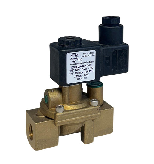 AUTOMATION DIRECT DVD-2AC2A-24D / DVD2AC2A24D NITRA VALVE 2-WAY 24VDC NSNP