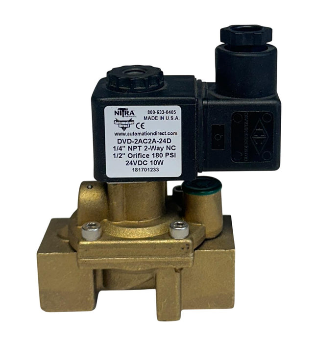 AUTOMATION DIRECT DVD-2AC2A-24D / DVD2AC2A24D NITRA VALVE 2-WAY 24VDC NSNP