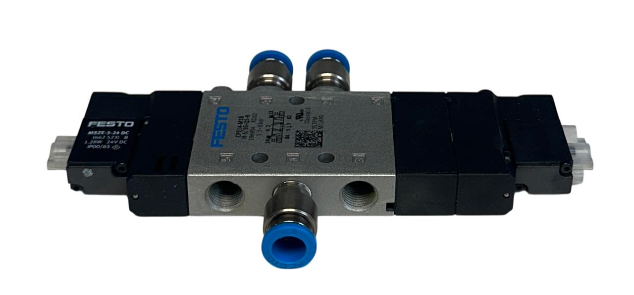 FESTO CPE14-M1BH-5/3G-QS-8 / 196904 PNEUMATIC SOLENOID VALVE 24VDC 1.28W NSMP