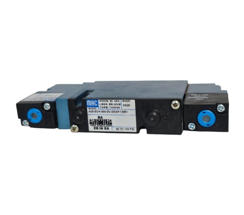 MAC VALVES 92B-ECH-000-DU-DDAP-1DM SOLENOID VALVE 92BECH000DUDDAP1DM NIB