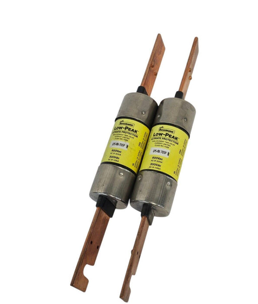 LOT OF 2 NEW COOPER BUSSMANN LPS-RK-70SP LOW-PEAK FUSES LPSRK70SP