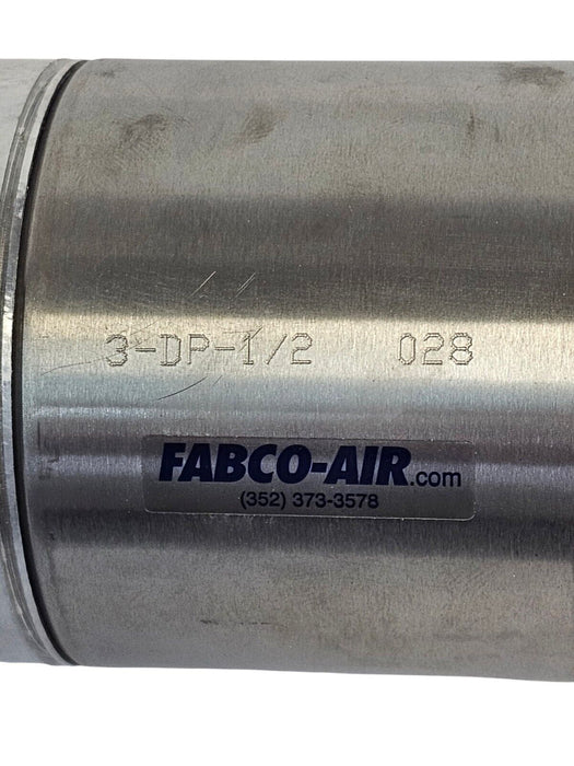 NEW FABCO-AIR 3-DP-1/2 PNEUMATIC CYLINDER 1/2'' STROKE