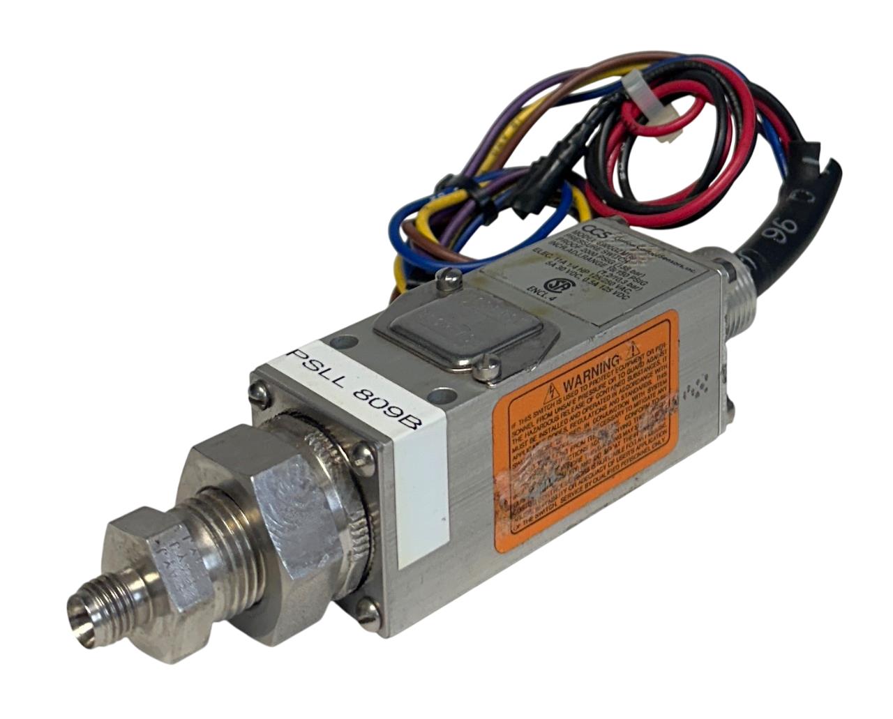 CUSTOM CONTROL SENSORS CCS 6900GZM16 PRESSURE SWITCH 125-250V 1/4GP 11A USNP