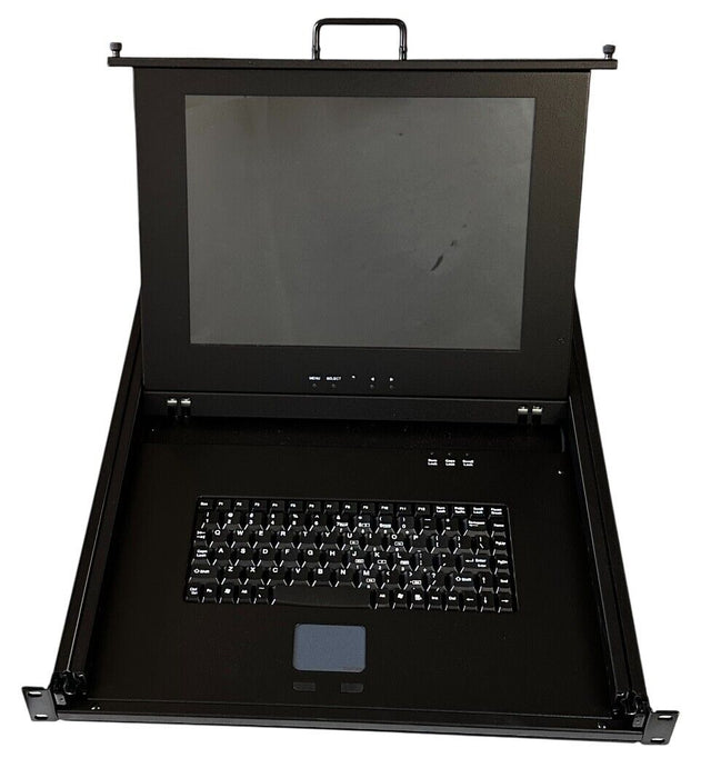 MACASE INDUSTRIAL GROUP RM-KI-P1UKVM / RM-KI-P1UKMV RACK MOUNT MONITOR 15'' NSMP