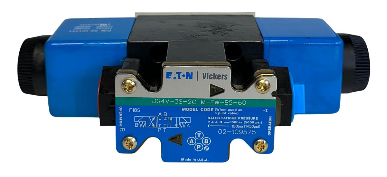 EATON VICKERS DG4V-3S-2C-M-FW-B5-60 DIRECTIONAL SOLENOID VALVE 110-120V NSNP