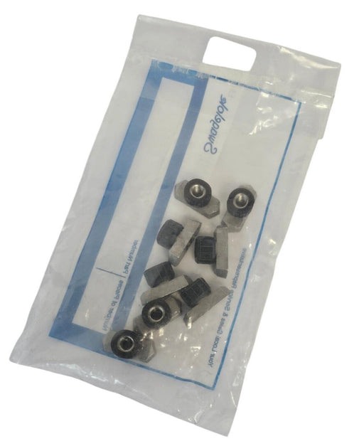 LOT OF 8 NEW SWAGELOK SS-S0-RNM METRIC RAIL NUTS SSS0RNM