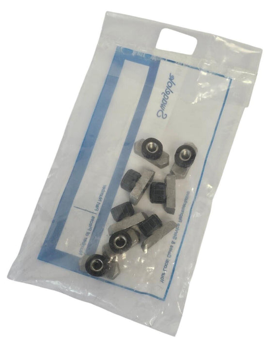 LOT OF 8 NEW SWAGELOK SS-S0-RNM METRIC RAIL NUTS SSS0RNM