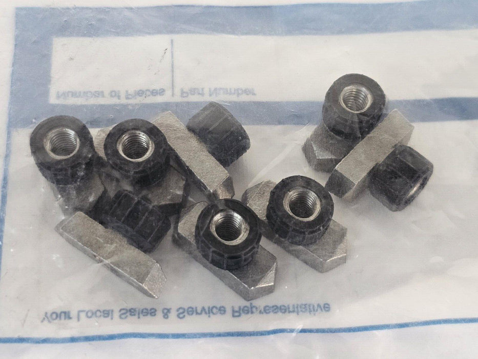 LOT OF 8 NEW SWAGELOK SS-S0-RNM METRIC RAIL NUTS SSS0RNM